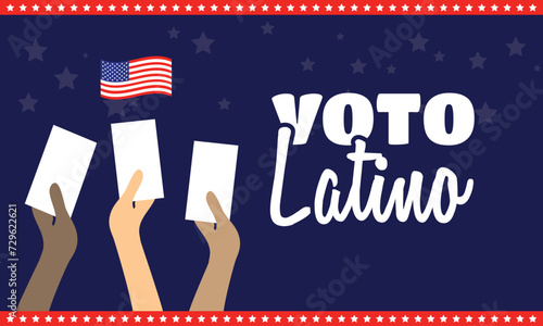 "voto latino" means latin vote for 2024 USA Presidential election	

