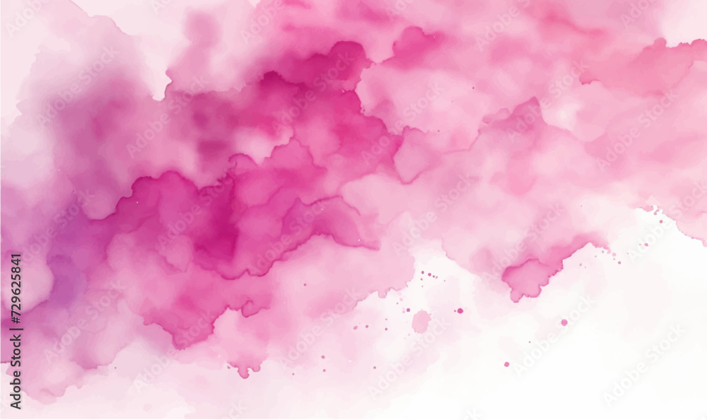 Pink watercolor abstract background. Watercolor pink background. Abstract pink texture