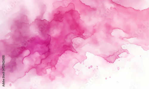 Pink watercolor abstract background. Watercolor pink background. Abstract pink texture