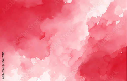 Pink watercolor vector background, Colorful watercolor