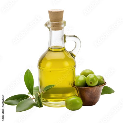 fresh raw organic bacuri oil in glass bowl png isolated on white background with clipping path. natural organic dripping serum herbal medicine rich of vitamins concept. selective focus