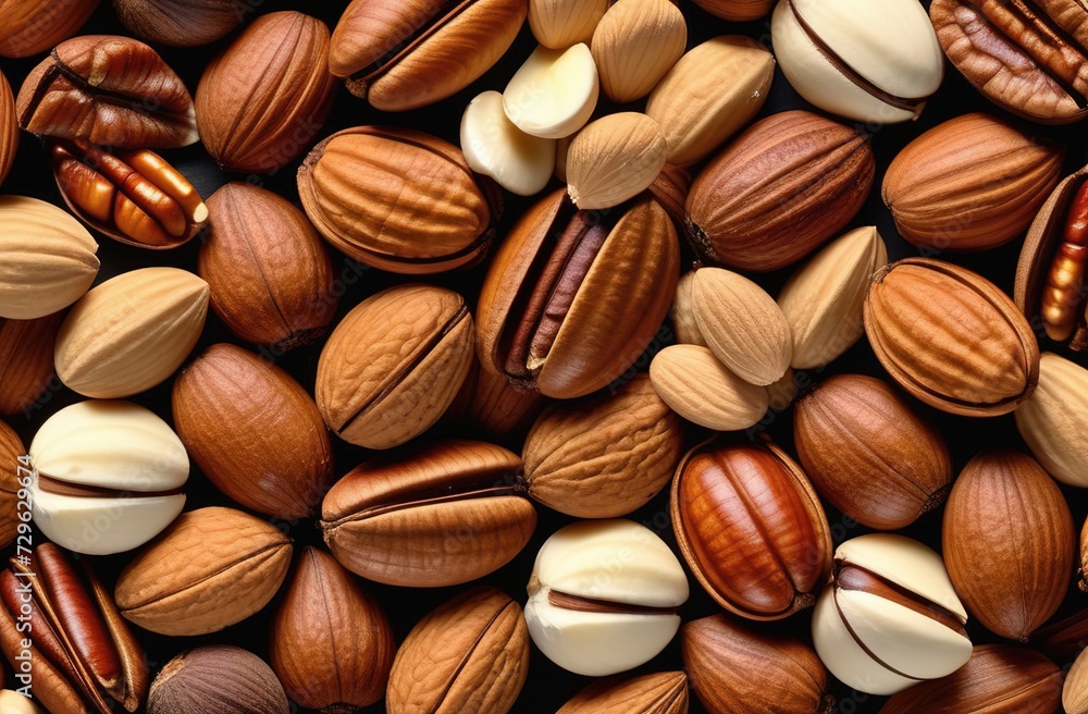 Collection of nuts and dried fruits Collection of nuts and dried fruits