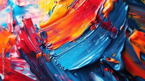 Painted Emotions: Abstract Strokes Reflecting Mood Fluctuations   Ultra Realistic 8K   Film Camera   AdobeStock © Epic graphy