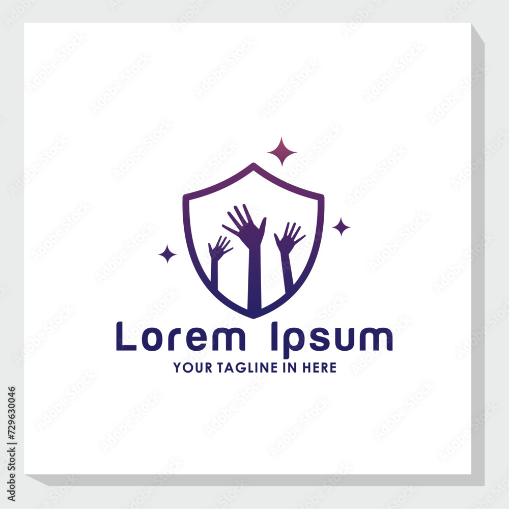 safety logo design vector, technology logo inspiration safety logo design vector, technology logo inspiration