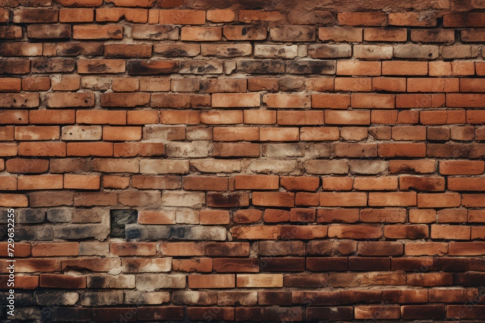 Fototapeta premium Red brick wall texture background
