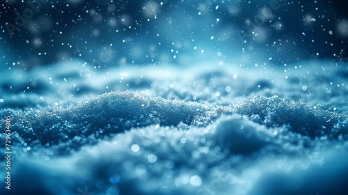  A Blanket of Snow and Falling Snowflakes Transforming the Landscape