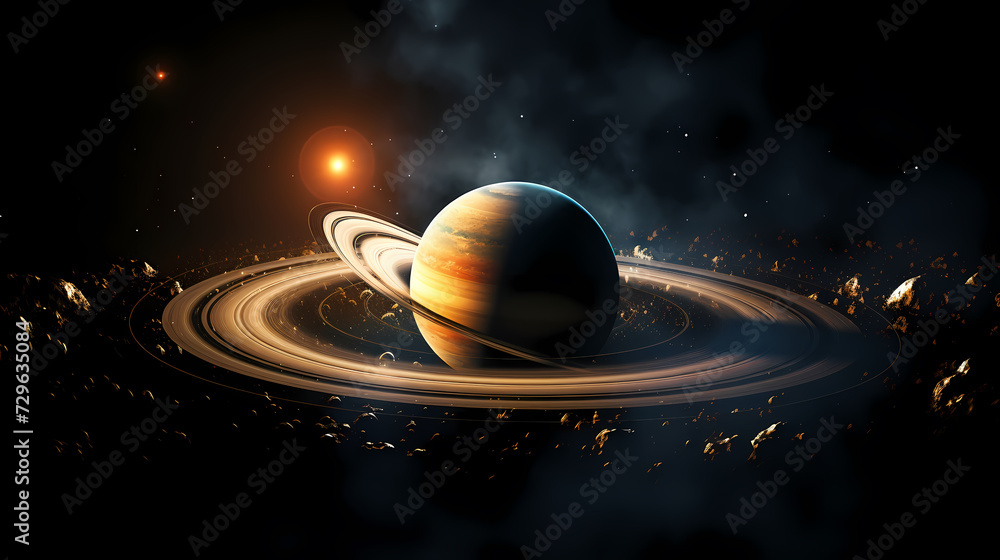 Space galaxy background, 3D illustration of nebulae in the universe Space galaxy background, 3D illustration of nebulae in the universe