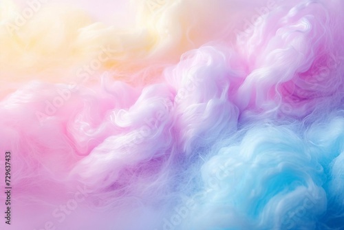Colorful cotton candy Soft pastel color background