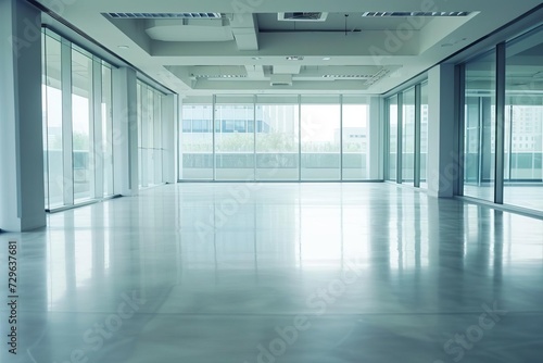 Empty office Open space Business Conference Company background