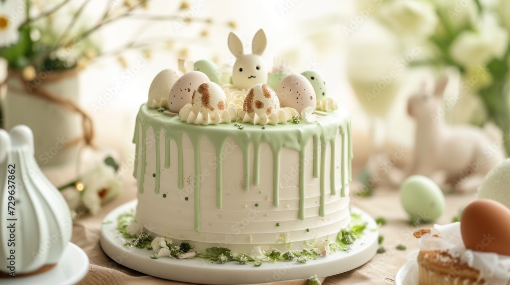 Fototapeta premium a close up of a cake with green icing and bundt bundt bundt bundt bundt bundt bundt bundt bundt bundt bundt bundt bundt bundt bundt bundt bundt bundt bundt bundt bundt bundt bun.