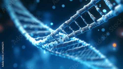 Wallpaper Mural Human DNA structure, 3D illustration of helical DNA molecule Torontodigital.ca