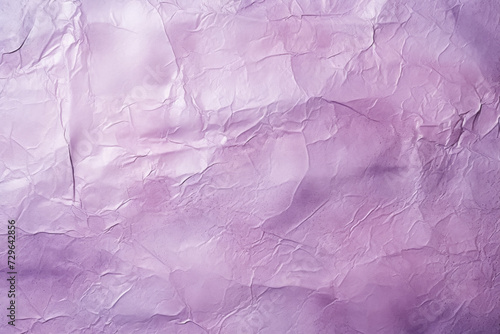 Purple foil texture with metallic luster, crumpled texture polished glossy abstract background with copy space