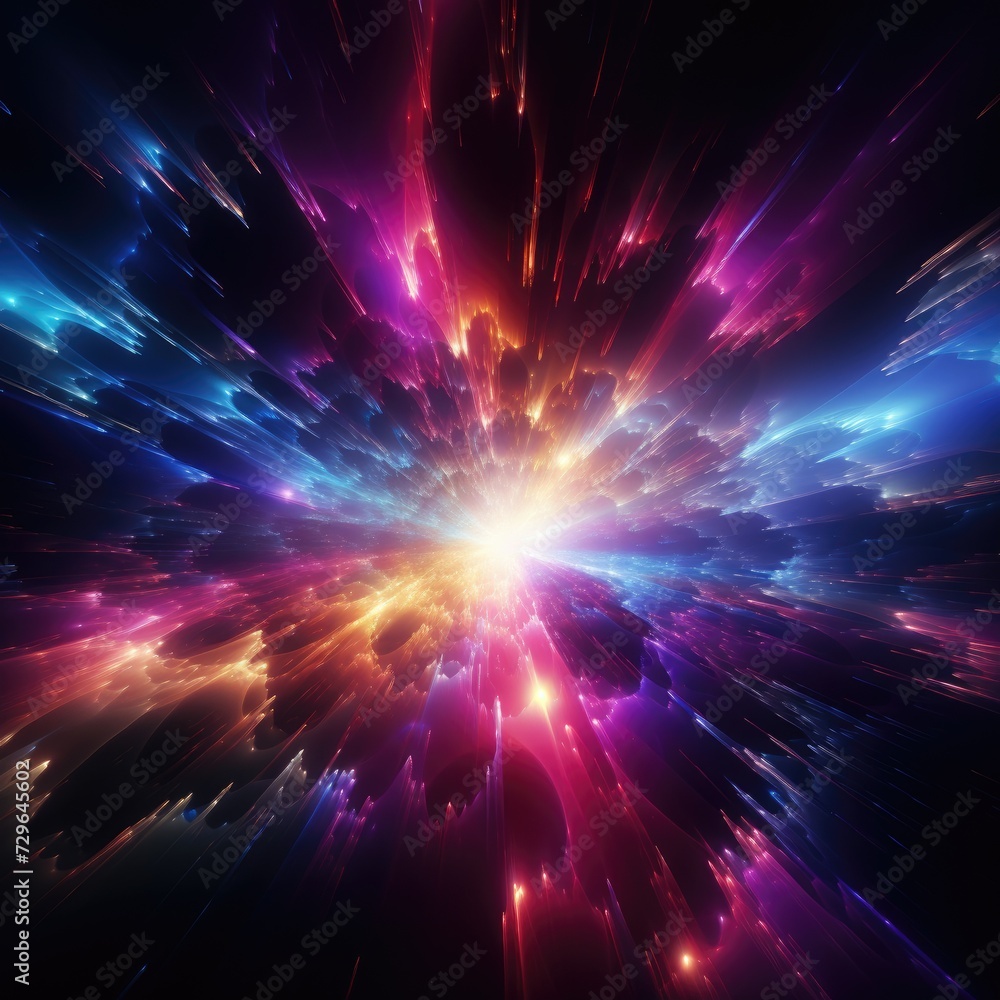 Futuristic speed motion with blue and red rays of light abstract background Futuristic speed motion with blue and red rays of light abstract background