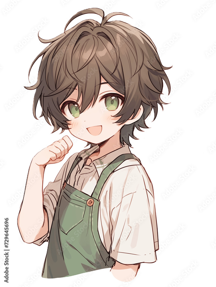 カフェ店員の男の子