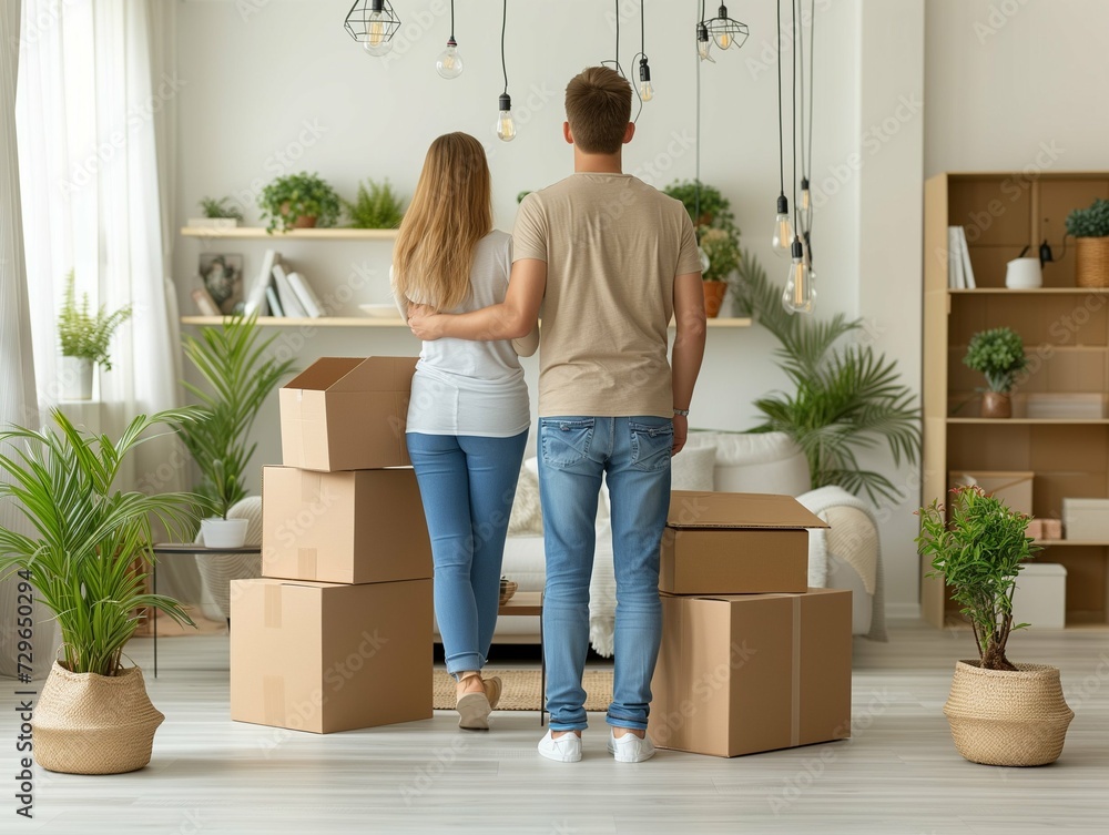 couple moving into home couple moving into home