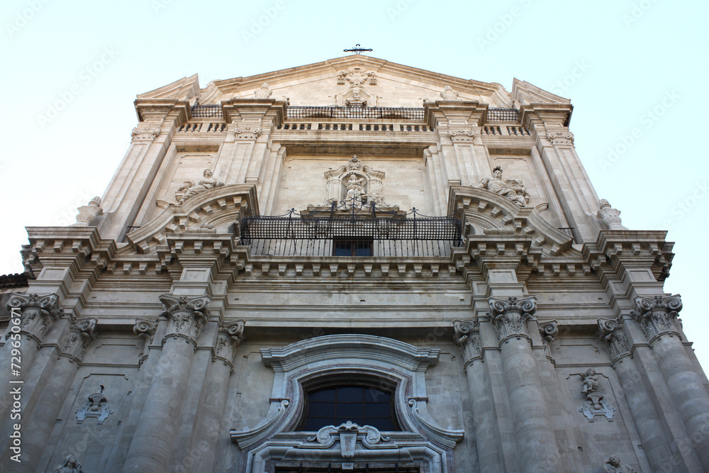Church of Saint Benedict in Catania, Italy, Sicily