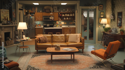interior of a sitcom
