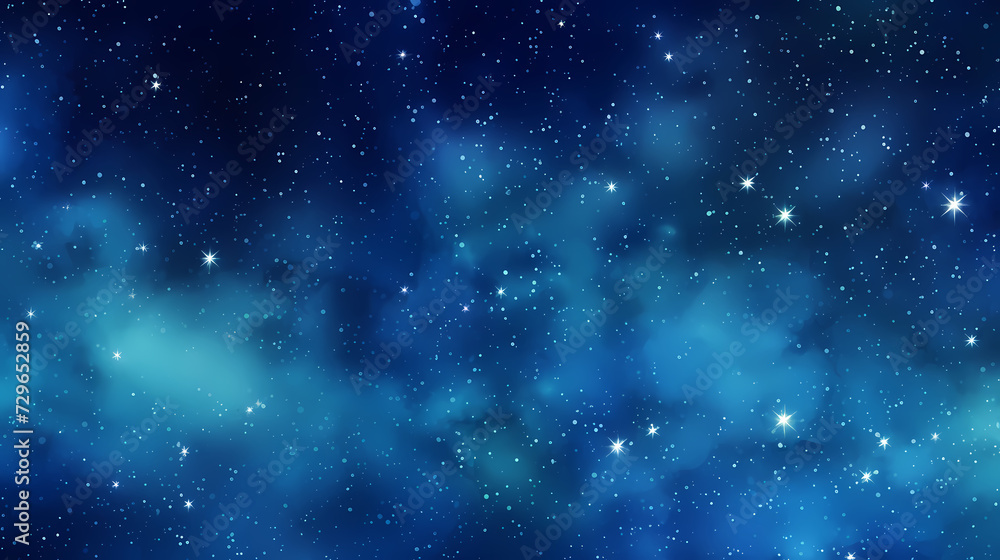 Obraz premium Mysterious star themed gradient background with countless twinkling stars