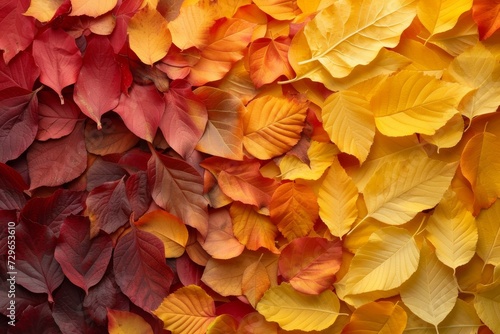 A vibrant pile of autumn leaves in shades of orange, scattered on the ground beneath a tall tree, capturing the essence of the changing season and the beauty of nature in the great outdoors