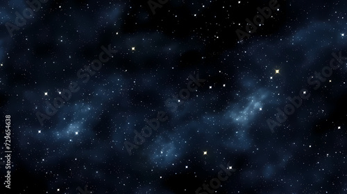 Mysterious star themed gradient background with countless twinkling stars