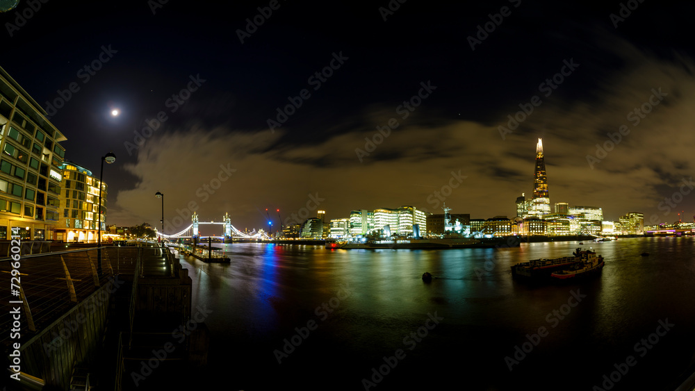 Tower Bridge, London at night