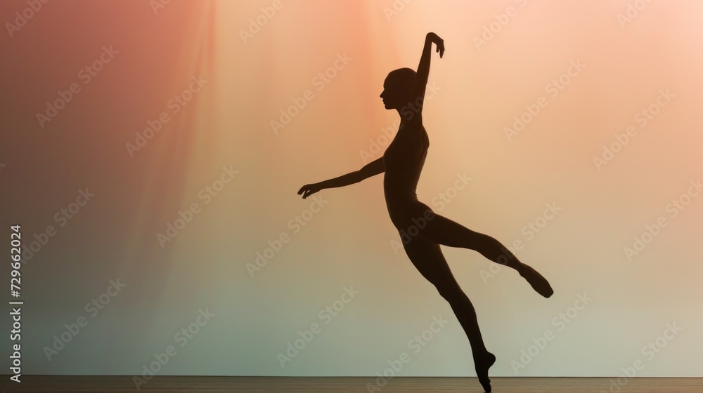 a silhouette of a woman dancing in front of an orange and pink sky with the sun shining down on her head and her arms in the air with her right hand. a silhouette of a woman dancing in front of an orange and pink sky with the sun shining down on her head and her arms in the air with her right hand.