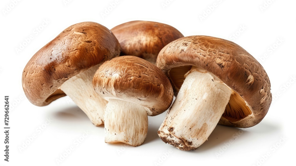 Porcini mushrooms on white background Porcini mushrooms on white background