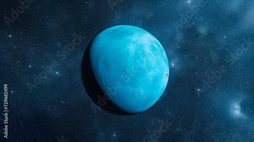 Imagen de  Urano hecha desde un satélite