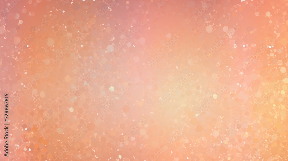 Fuzz peach confetti background. Generative AI