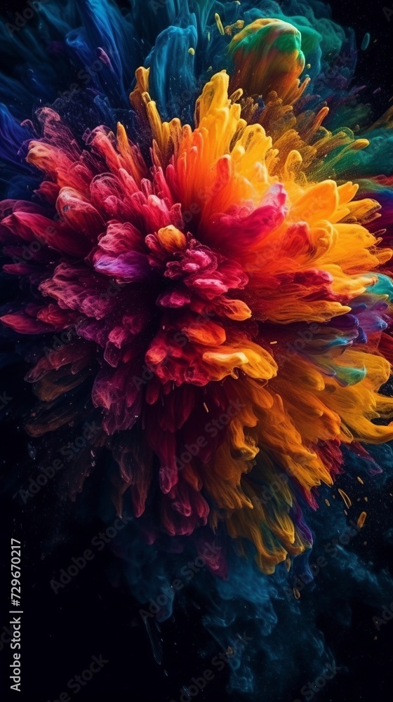 Abstract flower colorful background. Beautiful flowers wallpaper.