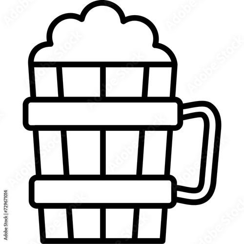 Wooden Mug Icon