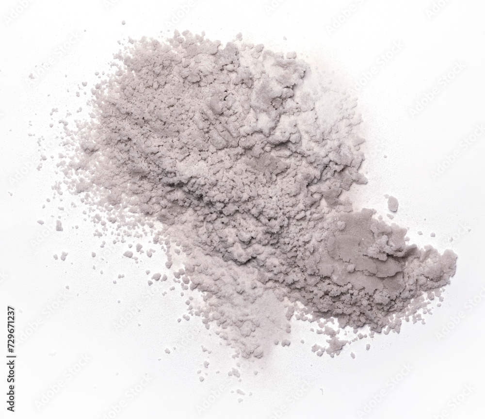 Obraz premium White Background With Ashen Fine Sand. Wet Beach Sand With Tiny Particles. Abstract Beige Sandy Layout. Sand Structure With Delicate Traces. Scattered Wet Sand.