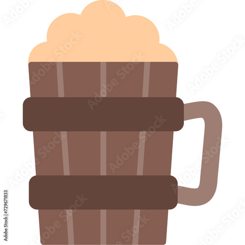 Wooden Mug Icon