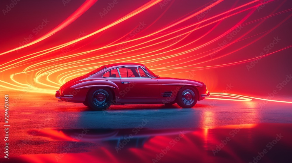 Retro Neon Streamline Retro Neon Streamline