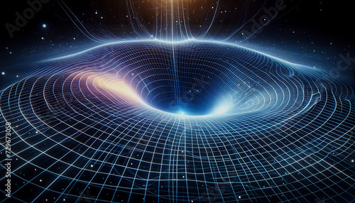 gravitational waves in space © Jonas Weinitschke