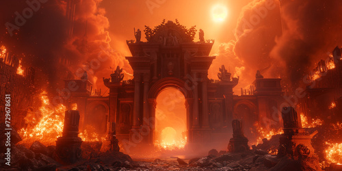 Gate of hell photo