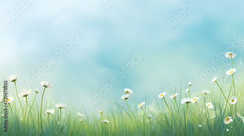 Spring nature background, ecology and healthy environment concept © ma