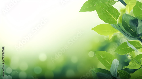 Spring background, green natural rustic background © ma