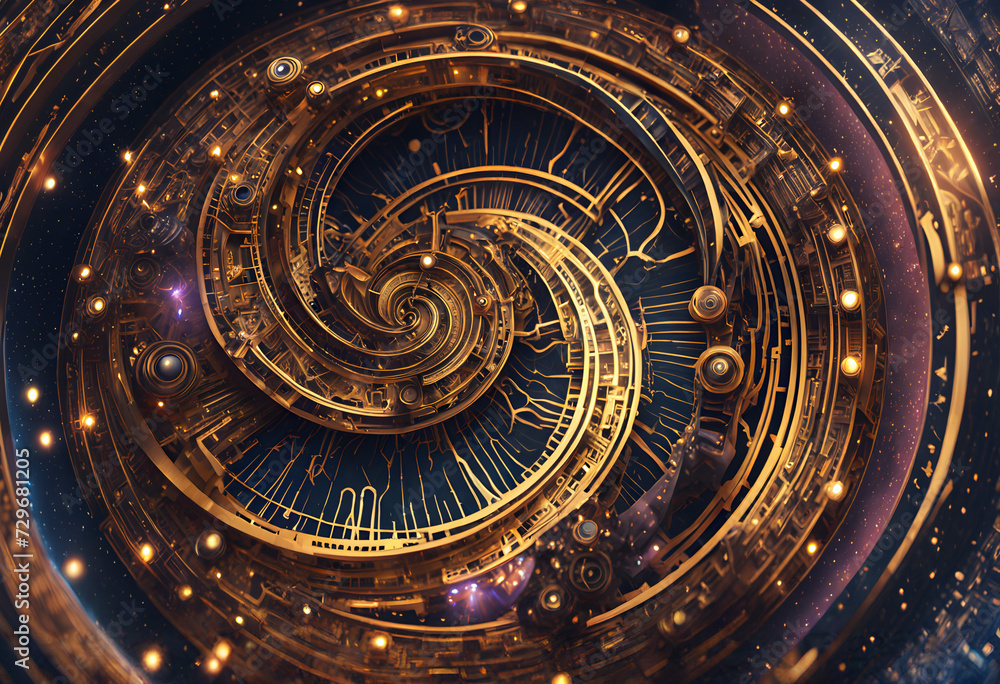 A golden, sacred geometry dimension machine. A golden, sacred geometry dimension machine.