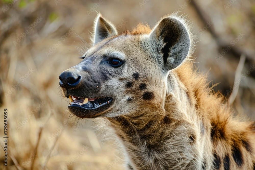 Hyena in the nature