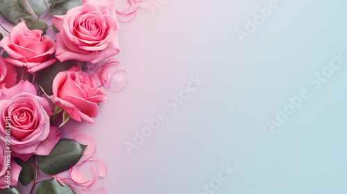 women s day background  floral border background