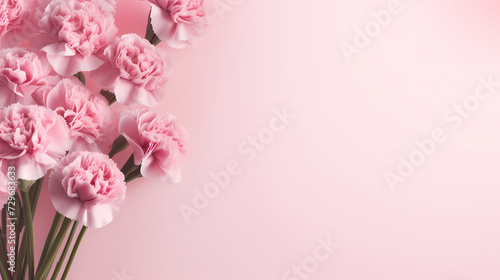 women's day background, floral border background © ma