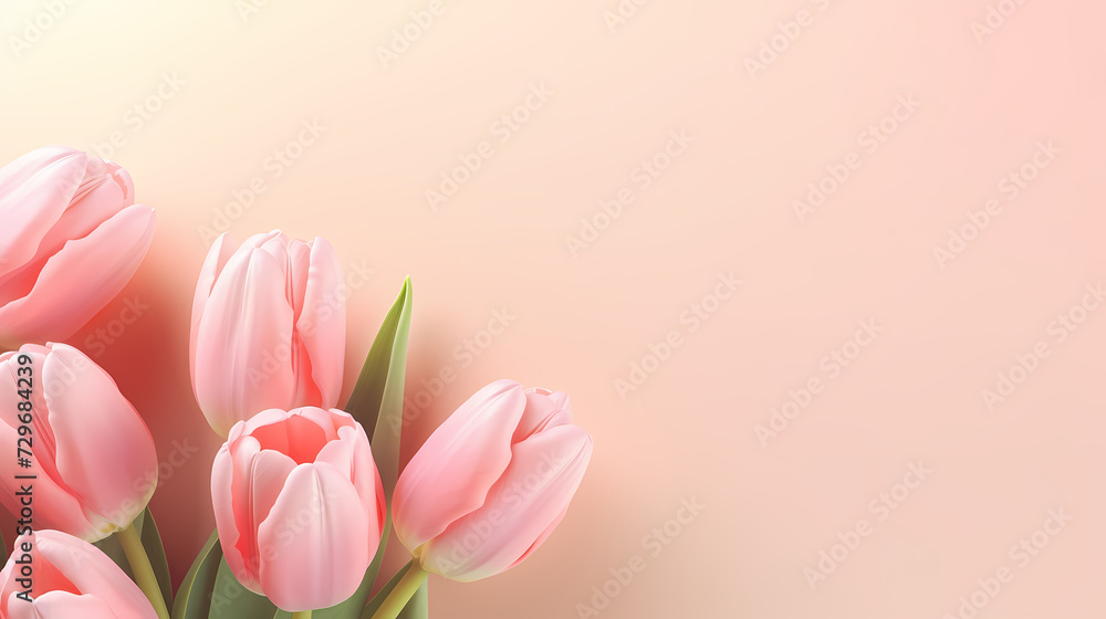 women's day background, floral border background