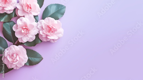 Women's Day or Mother's Day theme background, decorative flower background pattern