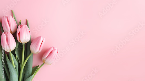 women's day background, floral border background © ma