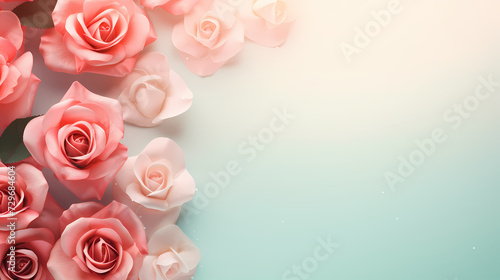 Women s Day or Mother s Day theme background  decorative flower background pattern
