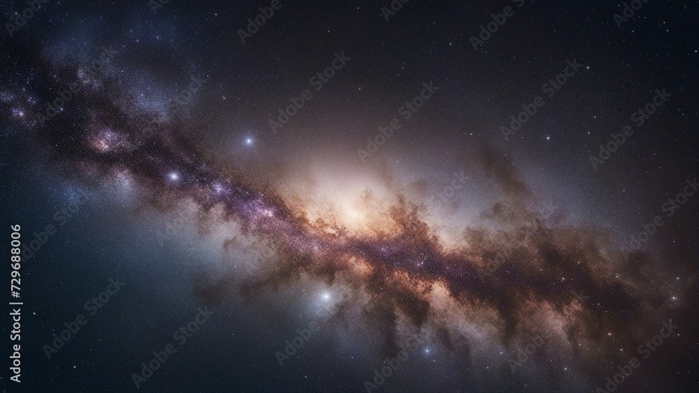 Obraz premium starry night sky Starry night sky and milky way galaxy with stars and space dust in the universe. 