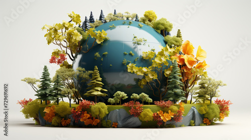 World Environment and Earth Day concept of Planet Earth, save Earth Day concept design