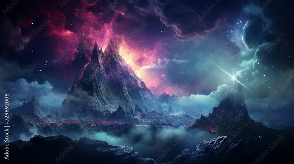 Cosmic plant landscapes breathtaking endless night cityscape wallpaper, Night cosmos planet view wallpapers Cosmic plant landscapes breathtaking endless night cityscape wallpaper, Night cosmos planet view wallpapers
