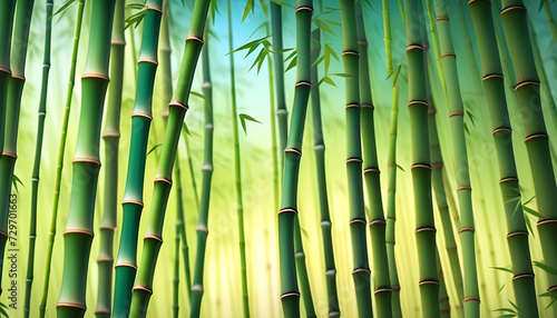 Bamboo Forest. Nature. Greenery. Zen. Tranquil. Asian. Scenic. Flora. Tropical. Wilderness. Bamboo Grove. Lush. Natural. Serene. Botanical. AI Generated.
